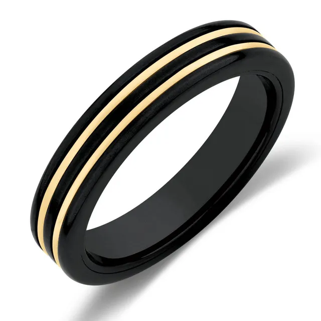 Michael hill outlet black titanium ring