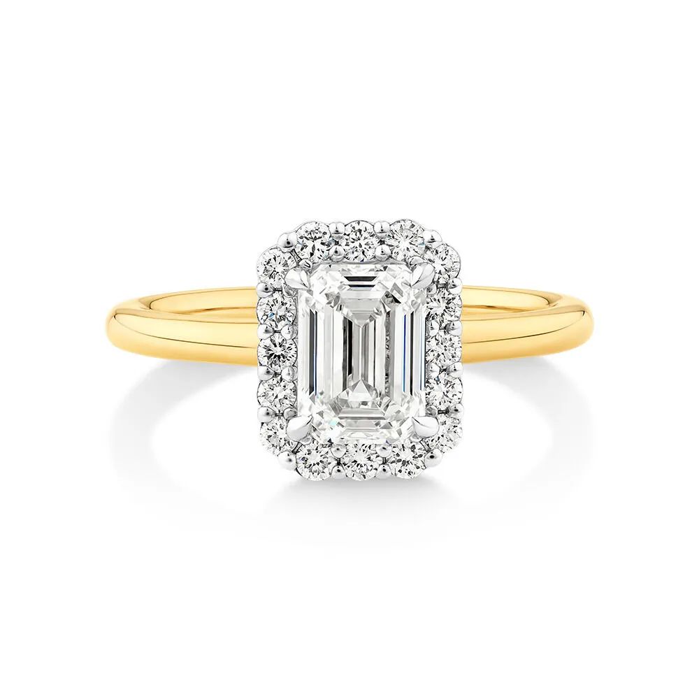 Michael Hill 1.46 Carat TW Emerald Cut Laboratory Grown Diamond