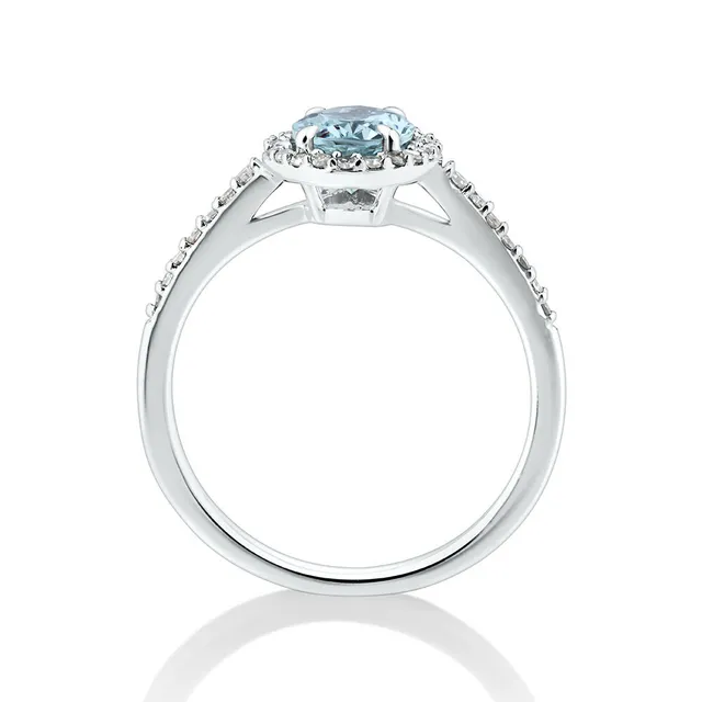 Michael hill aquamarine ring online