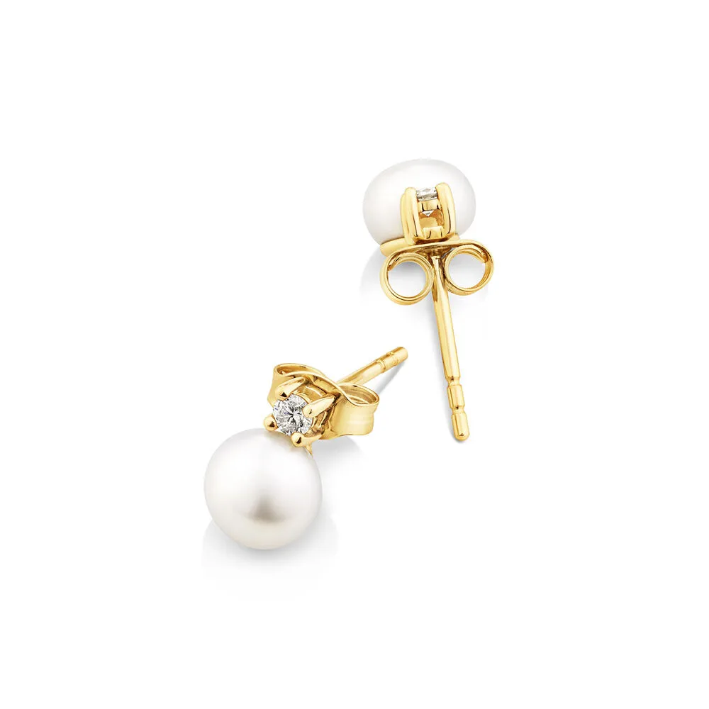 Michael hill deals pearl drop earrings