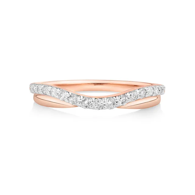 Michael Hill Wedding Ring with 0.25 Carat TW of Diamonds in 14kt
