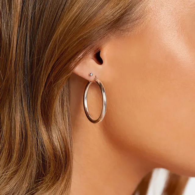 Michael hill rose gold hoop earrings best sale
