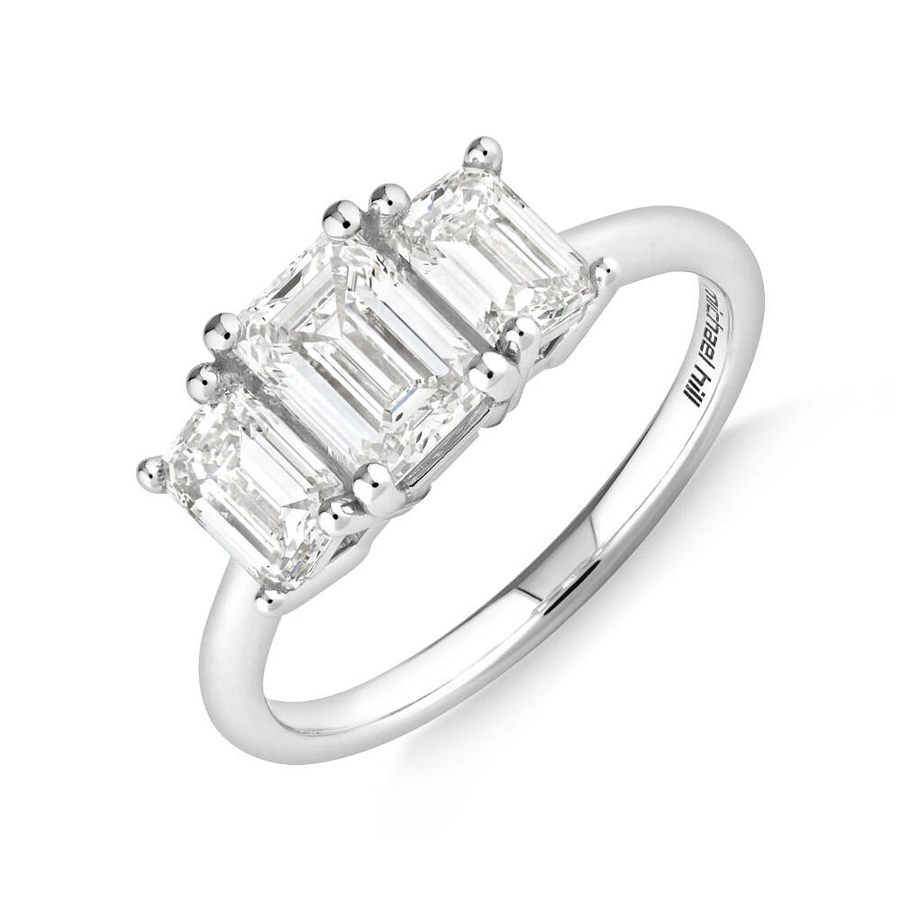 Michael hill 3 stone engagement ring online