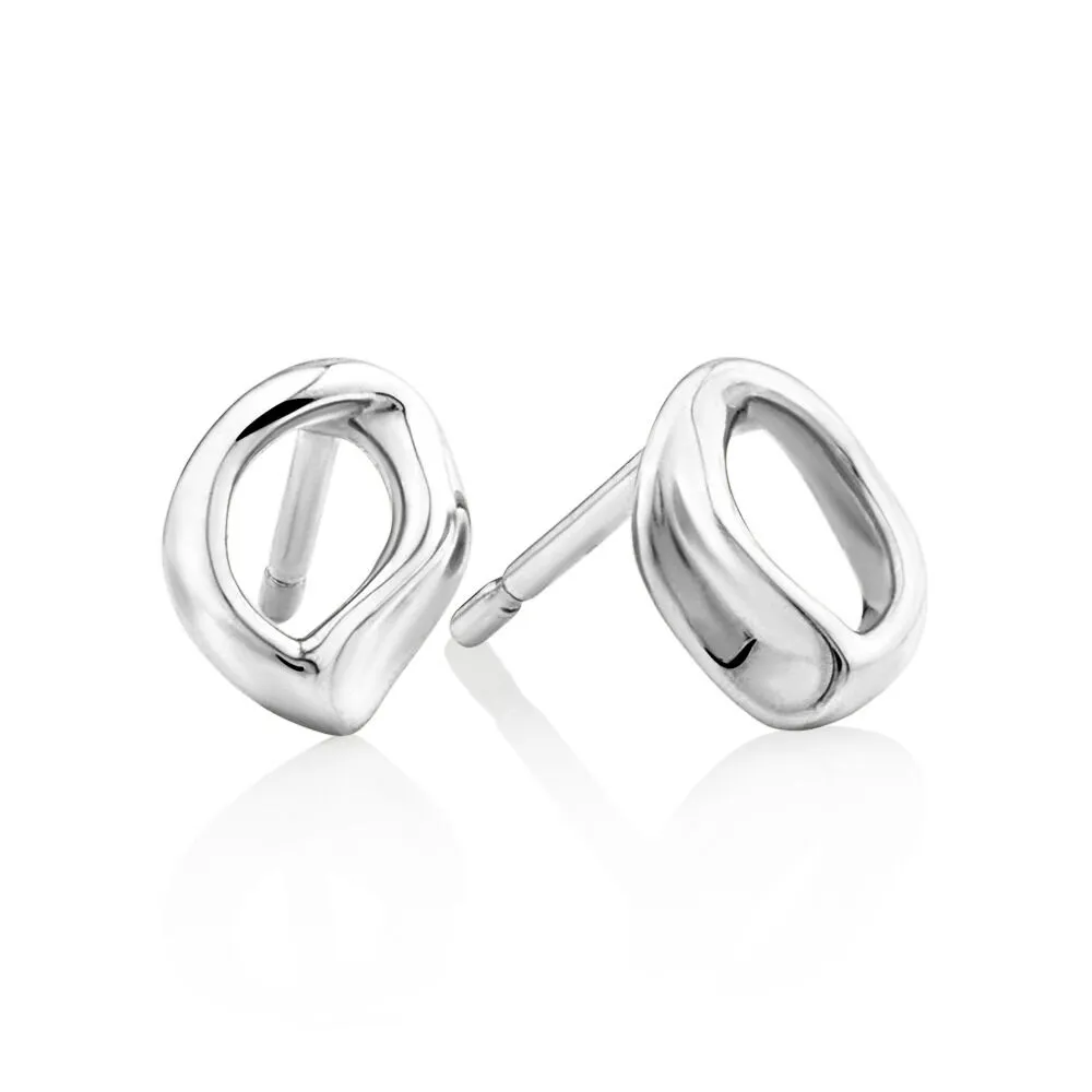 Michael hill silver hoop earrings deals