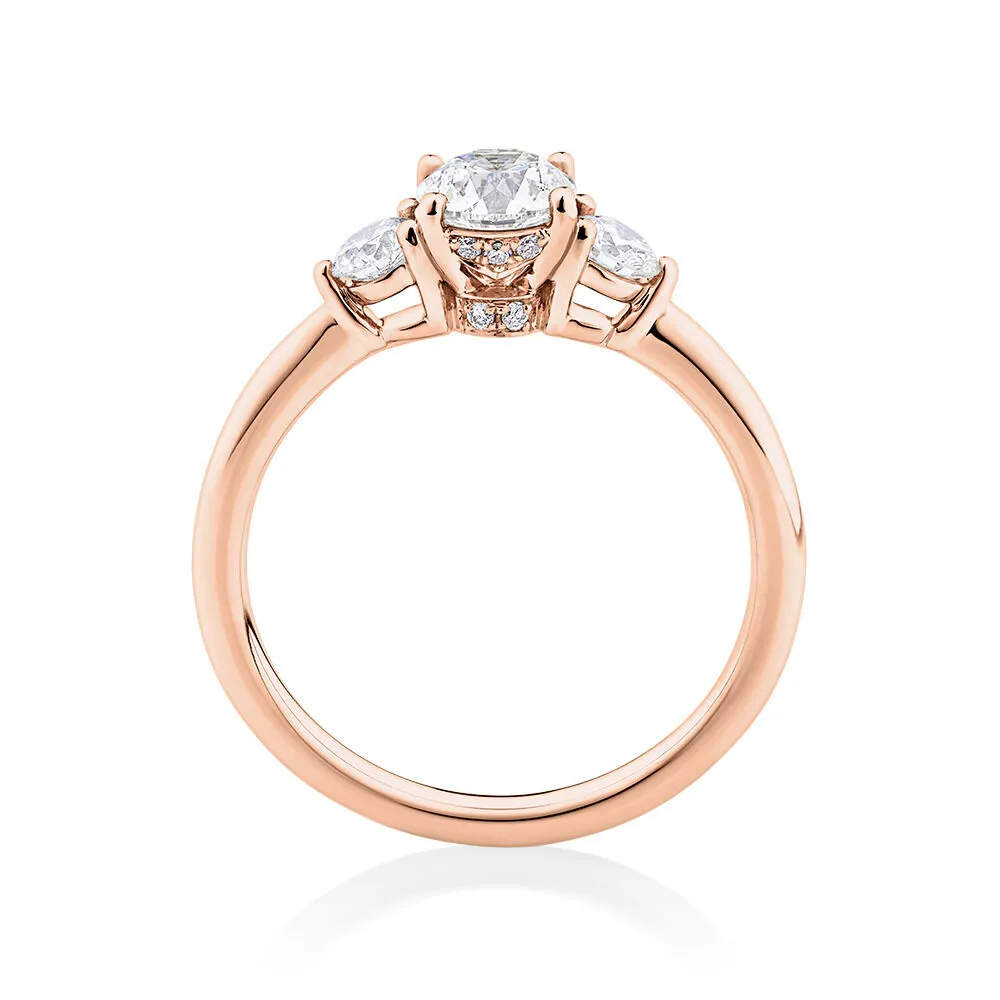 Michael hill three stone engagement rings 2025
