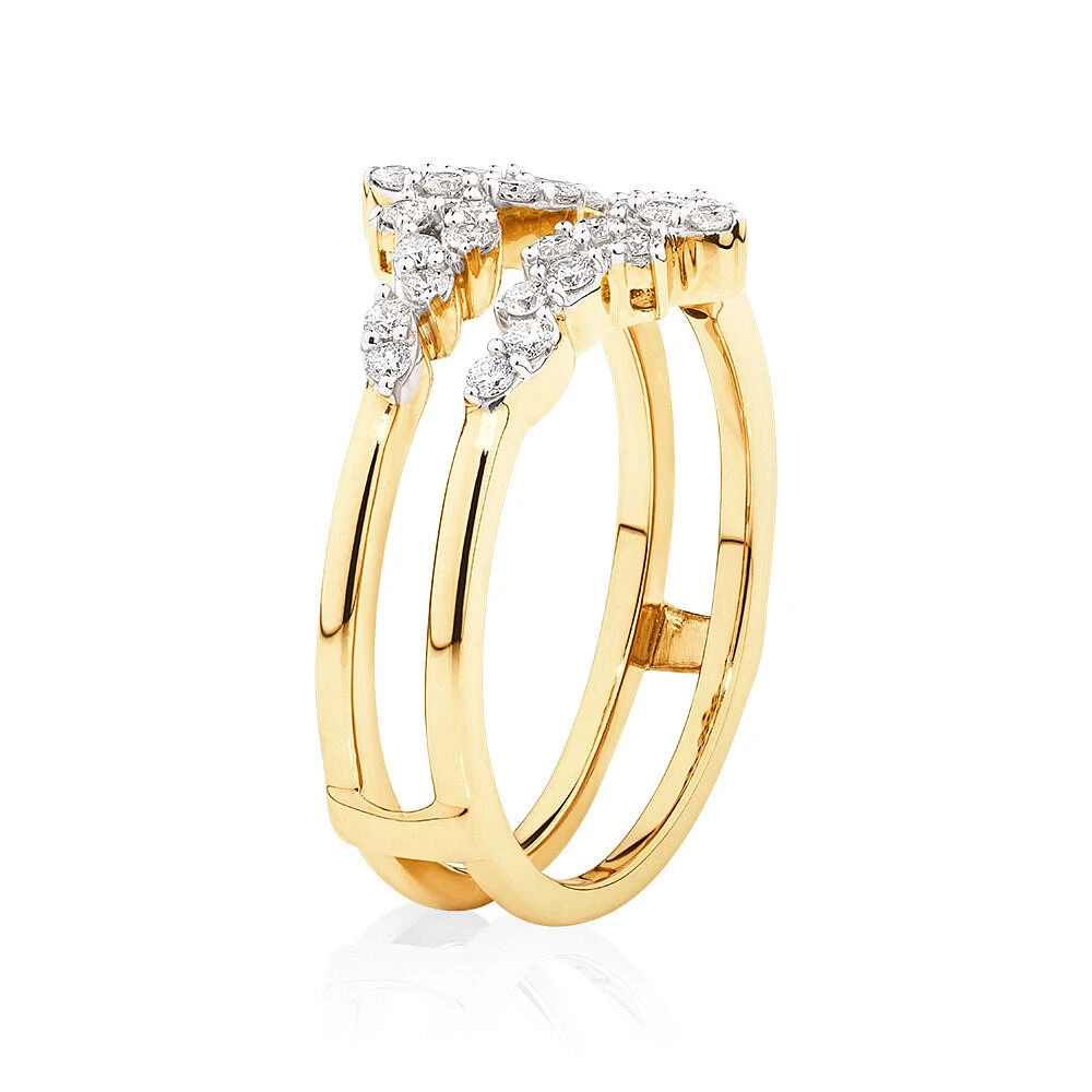 Michael Hill Evermore Enhancer Ring with 0.33 Carat TW Of