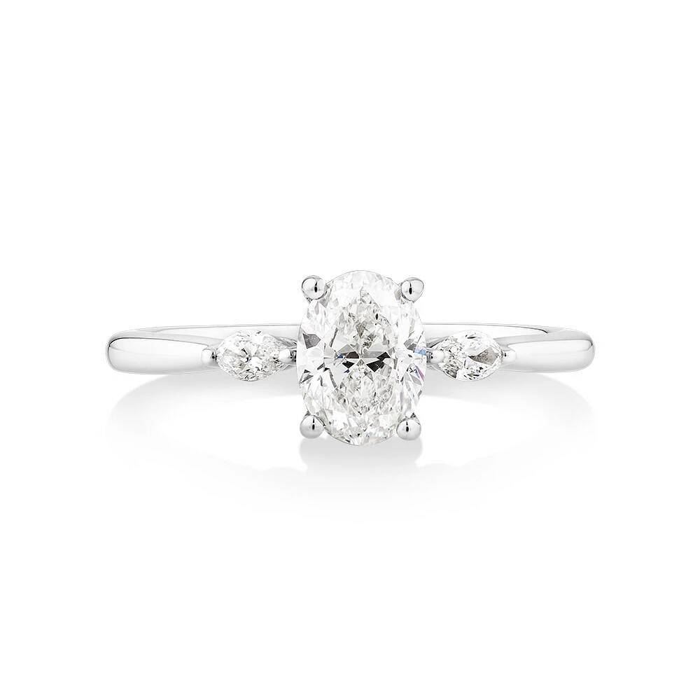 Michael hill oval engagement ring best sale