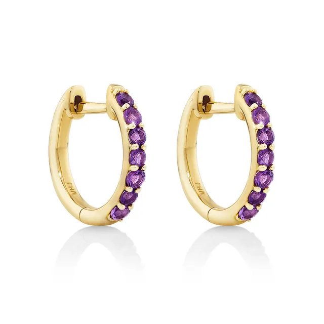 Michael hill amethyst earrings store
