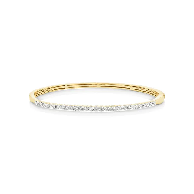 Michael Hill Bangle with 2 Carat TW Of Diamonds in 10kt Gold