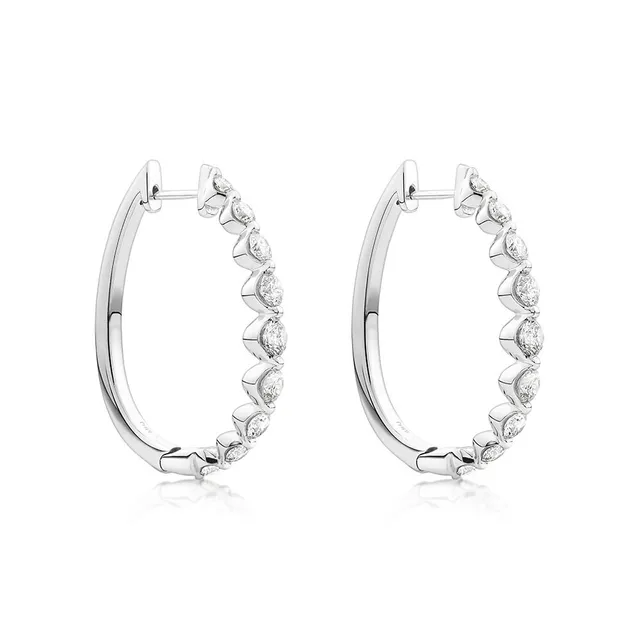 Michael hill diamond hoop earrings shop
