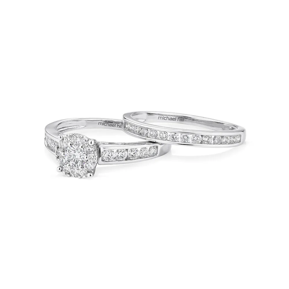 Michael hill white discount gold diamond rings