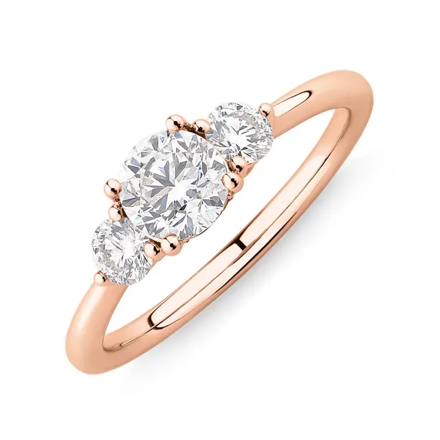 Michael hill 3 stone diamond ring hot sale