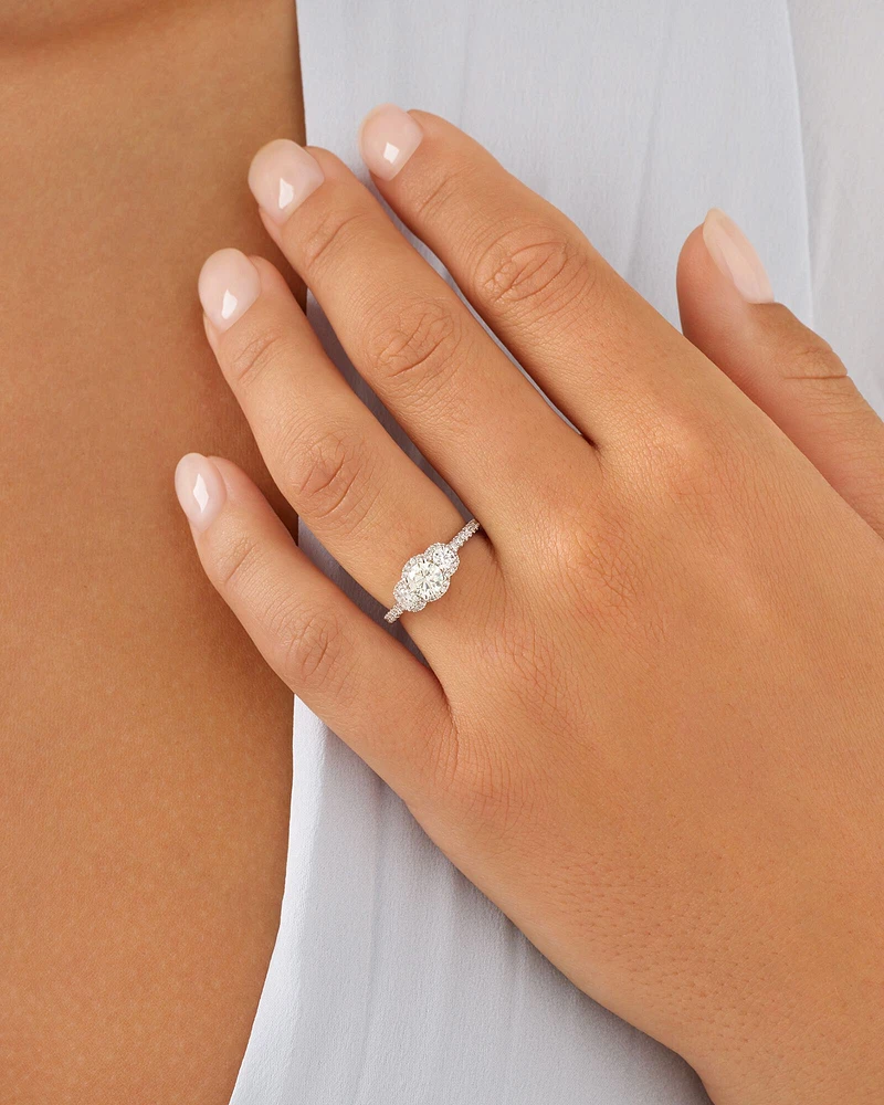 Michael hill 3 stone ring discount
