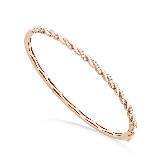 Michael hill shop rose gold bangle