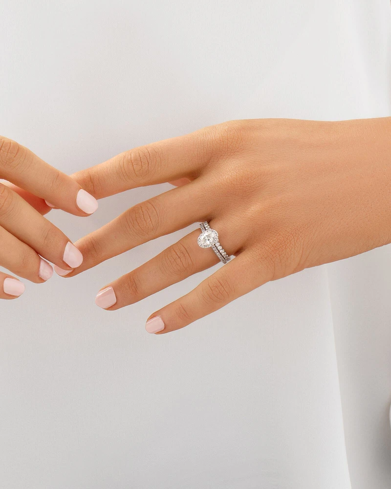Michael hill oval engagement ring best sale