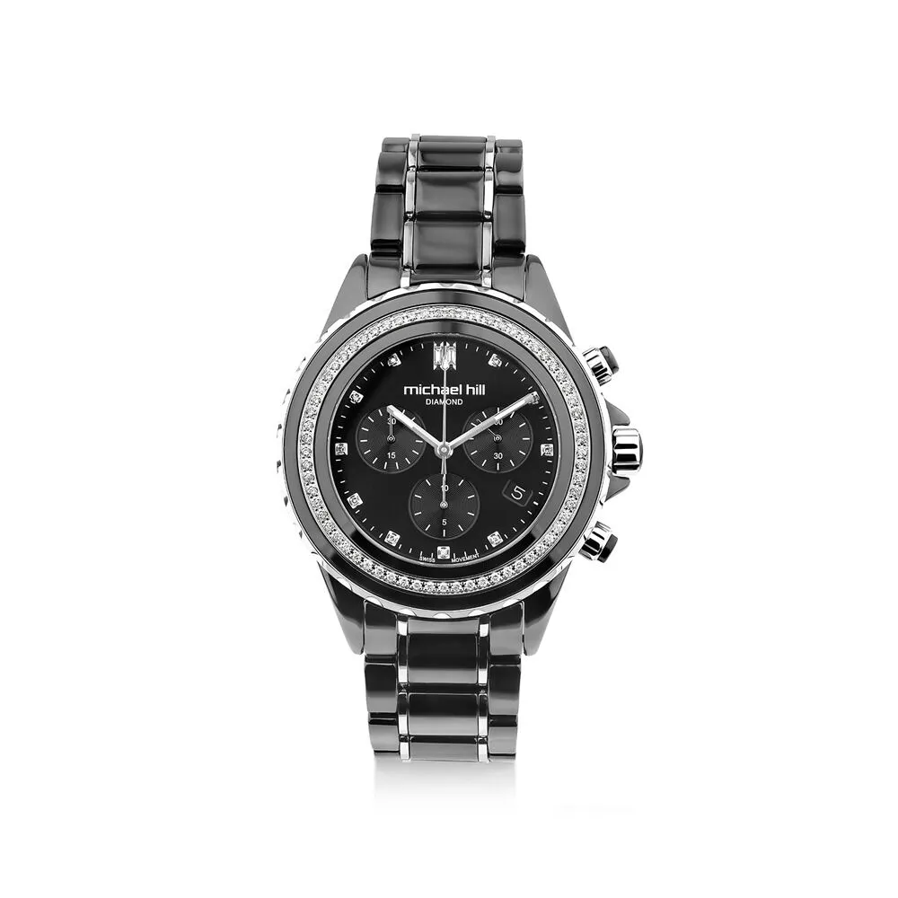 Michael hill black diamond watch sale