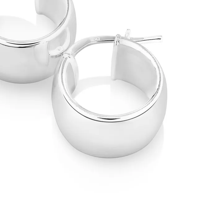 Michael hill silver hoop earrings deals