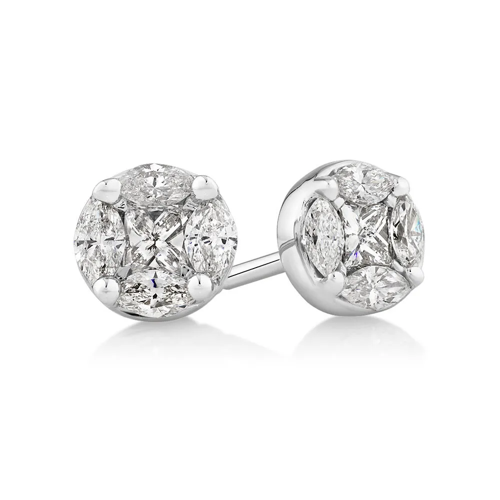 Michael Hill 0.39 Carat TW Multistone Princess and Marquise Cut