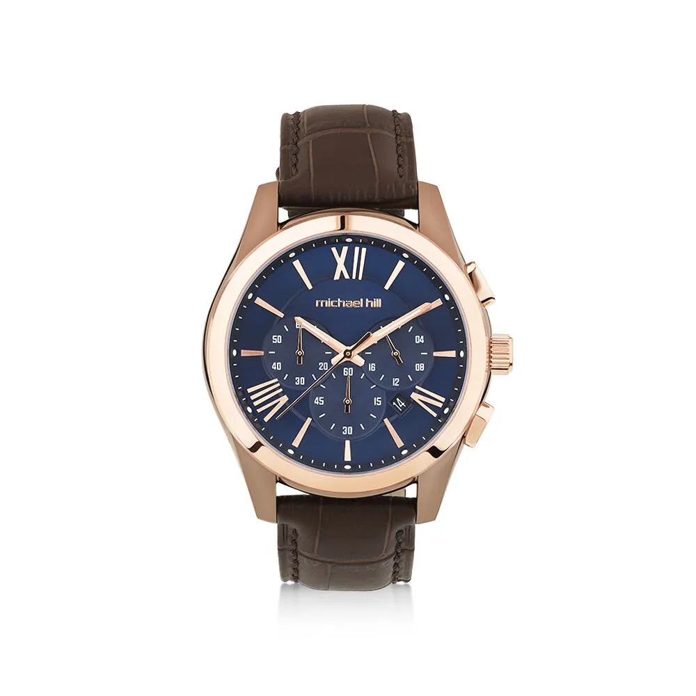 Large chronograph sale watch