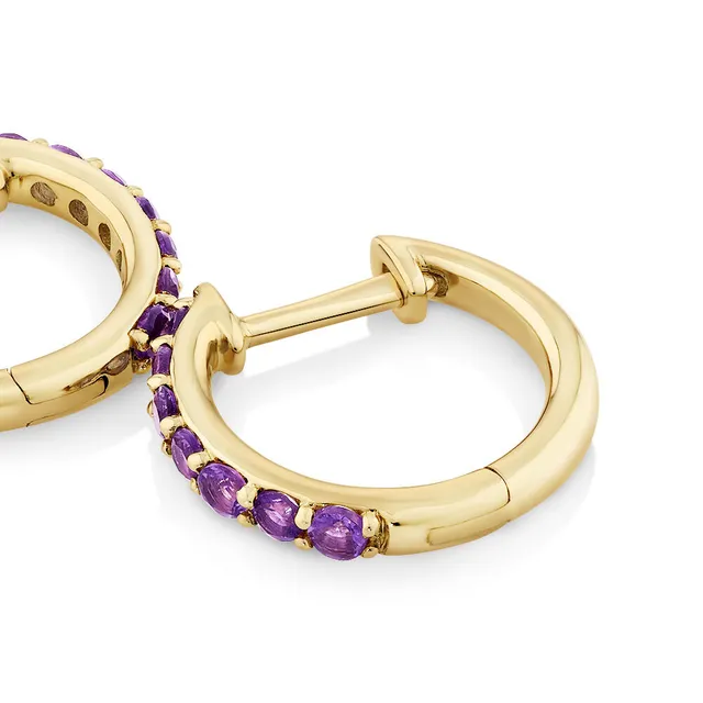Michael hill best sale amethyst earrings
