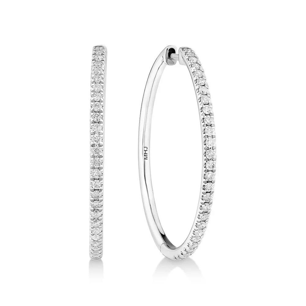 Michael hill sales diamond huggies