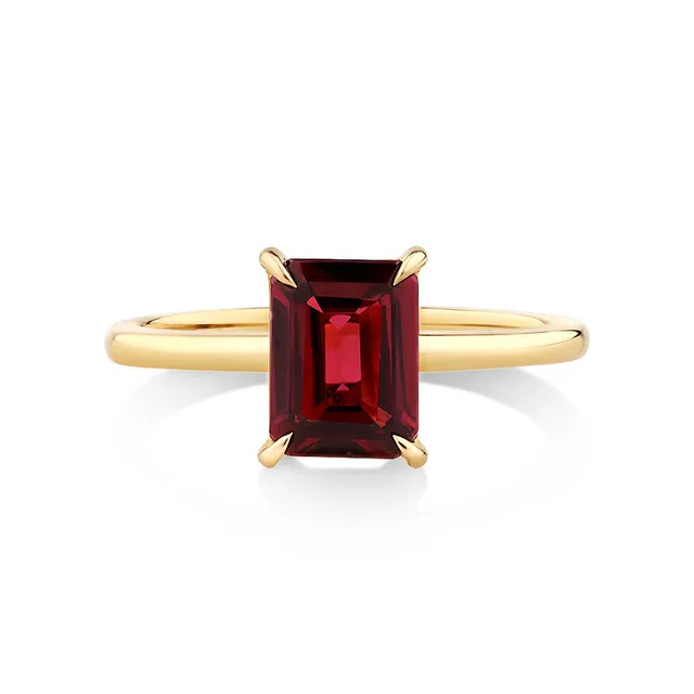 Michael hill garnet top ring