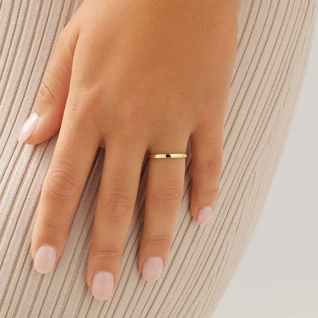 Michael Hill 2mm High Domed Wedding Band 10kt Rose Gold Hillside