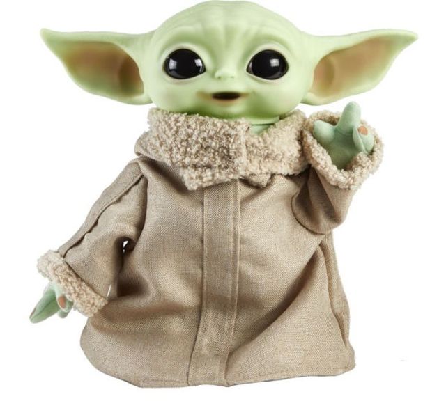 Mattel Star Wars The Child Plush Toy, 11-in Yoda Baby Figure with ...