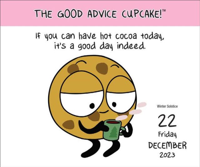 Barnes and Noble The Good Advice Cupcake 2023 DayToDay Calendar Good Advice Cupcake Calendar 2025
