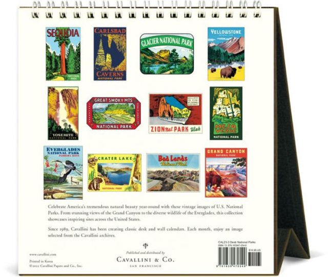 Barnes & Noble National Parks 2023 Desk Calendar The Summit