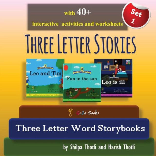 Barnes &amp; Noble Three letter Stories: Amazing collection of preschool ...