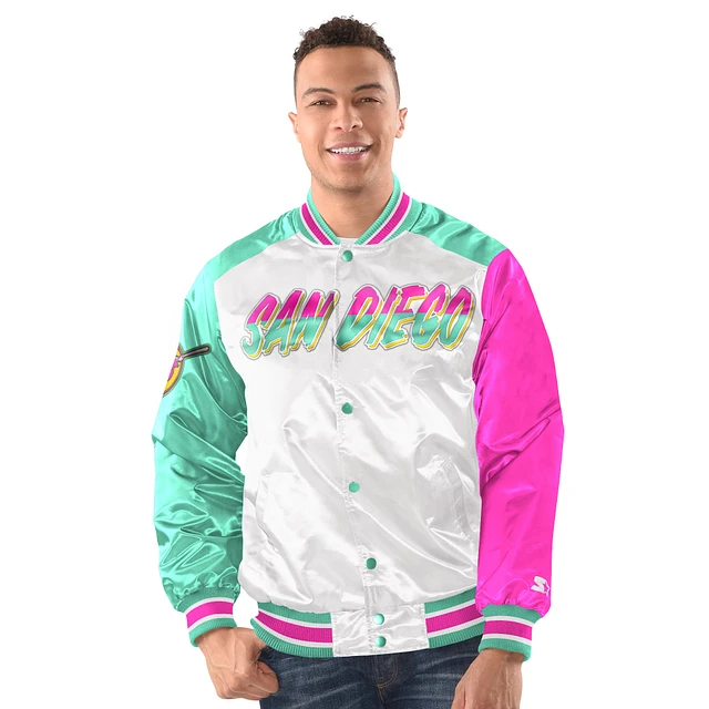 Pro Image Sports San Diego Padres White Pink Teal City Connect