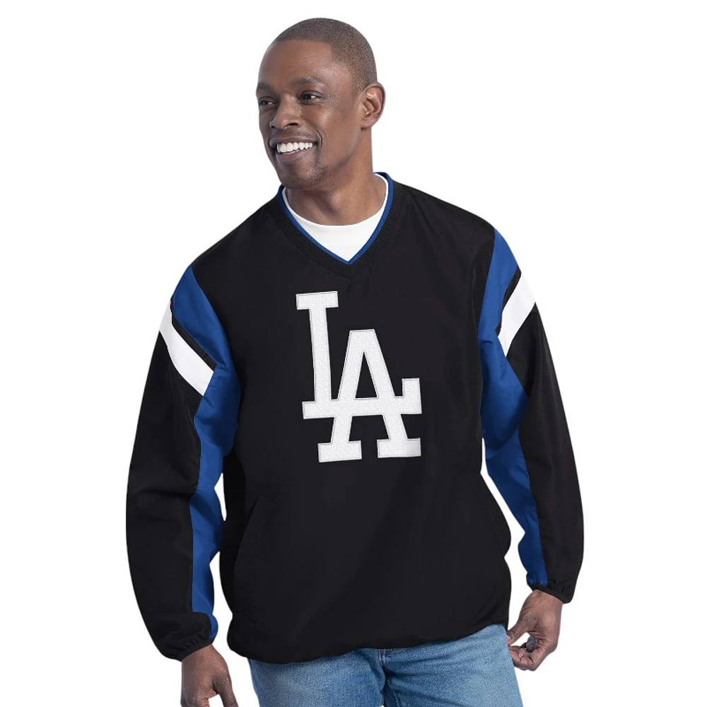 【SALE】新品 SURVIVE 長袖タッパー MLB Pro Image Sports Los Angeles Dodgers Black G-III Front LA Logo