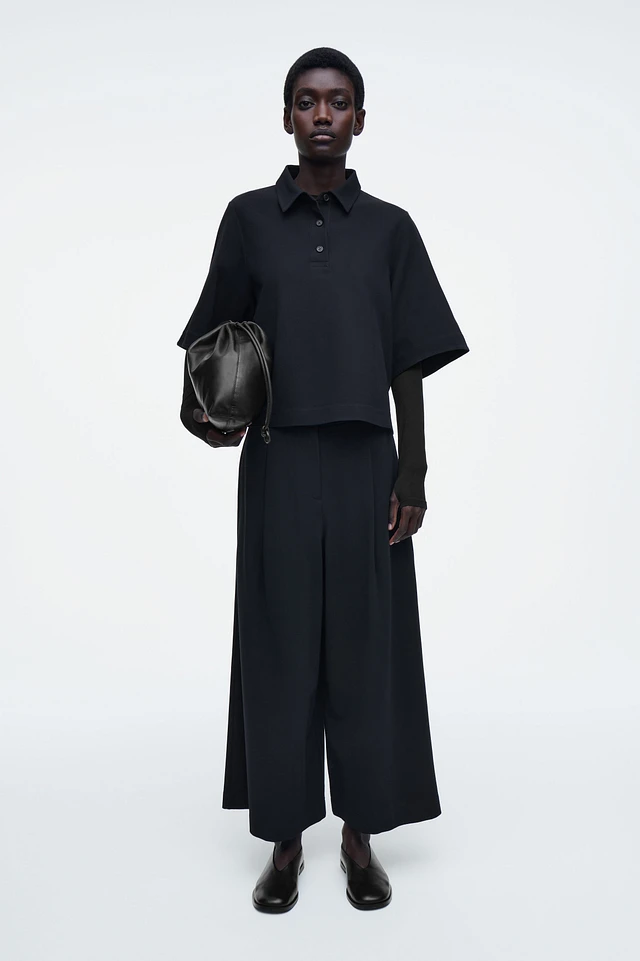 PS Paul Smith Women's Olive Cord Cropped Trousers | King's Cross