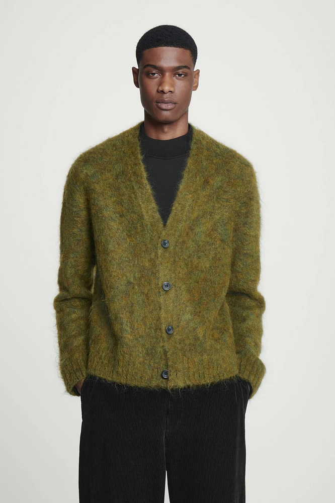【SATIIIZ】Ref Dia Mohair Cardigan SATIIIZ】Ref Dia Mohair Cardigan