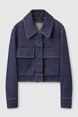 Cos CROPPED TWILL JACKET | King's Cross