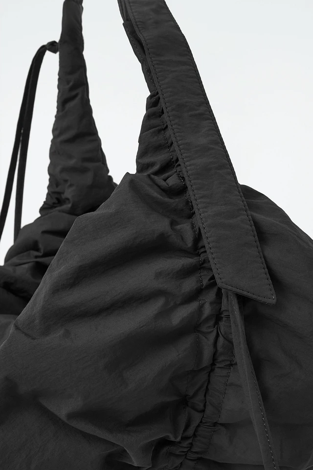 【COS】 Canopy Nylon Mini Crossbody Bag Black Red☆大人気☆ Cos Canopy Mini Crossbody Nylon in Black | TikTok