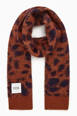 COS JACQUARD MOHAIR SCARF | King's Cross