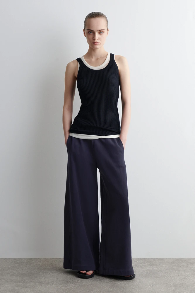 【Anyone more】Roden Brushed Cotton Wide Pants ggcpfd8034_admiration_a_4d08ec