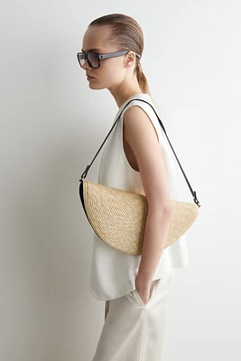 Cos MINI CAVATELLI CLUTCH BAG - STRAW | King's Cross