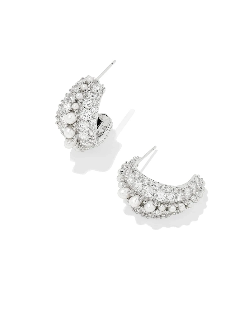 Kendra scott white earrings on sale