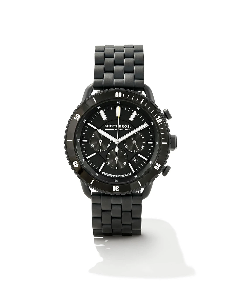 Kendra Scott Beck Stainless Steel 44mm Chronograph Watch