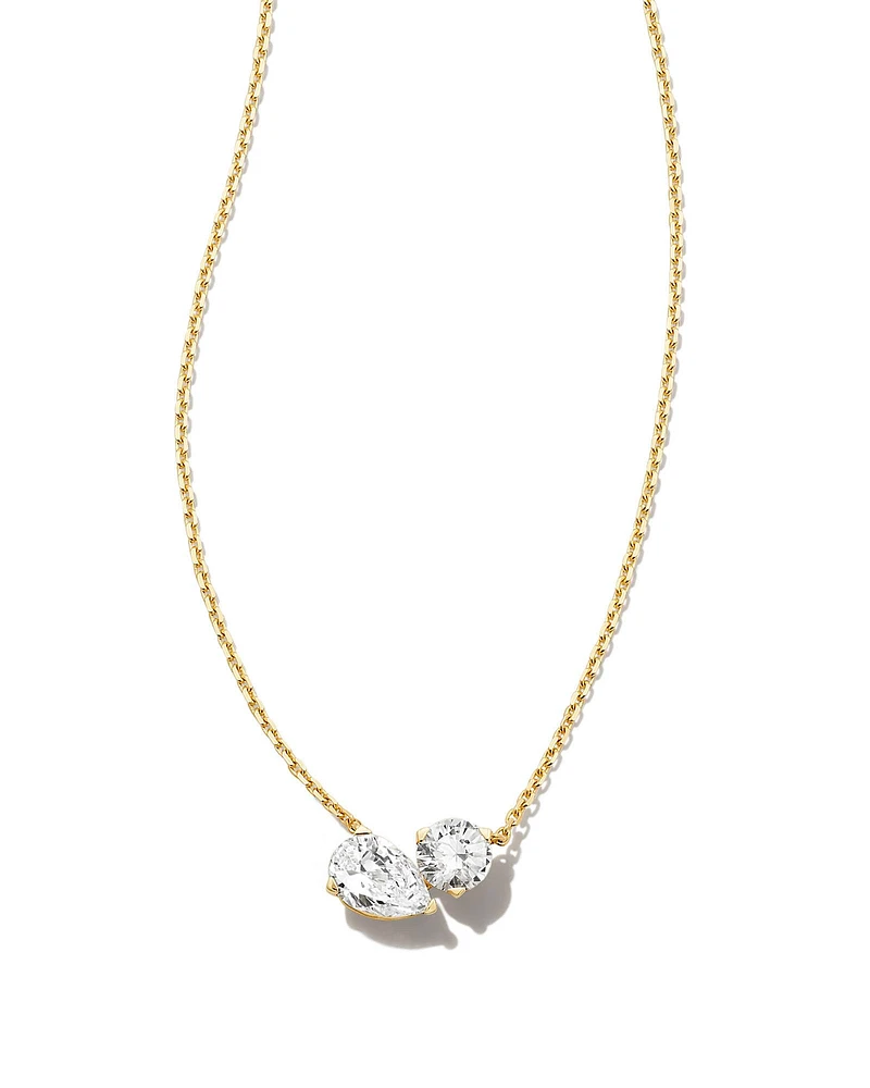 Kendra Scott Lab Grown White Diamond Toi et Moi Small
