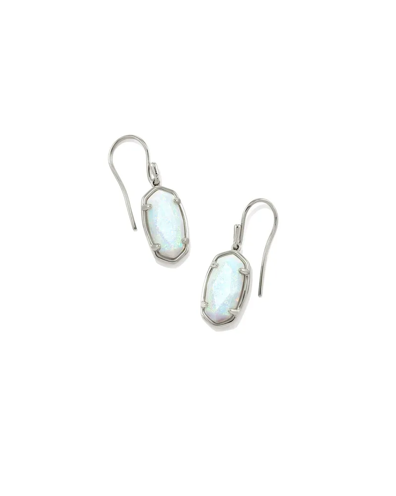 Kendra scott lee silver drop shop earrings