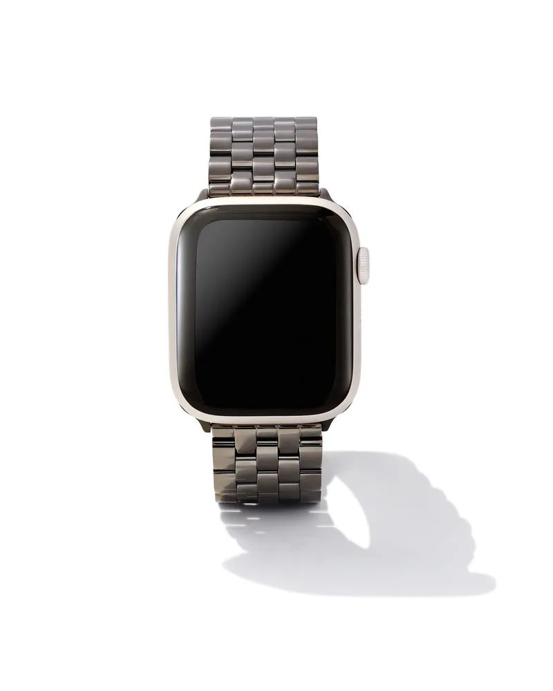 Kendra Scott Beck 5 Link Watch Band in Gunmetal Stainless Steel