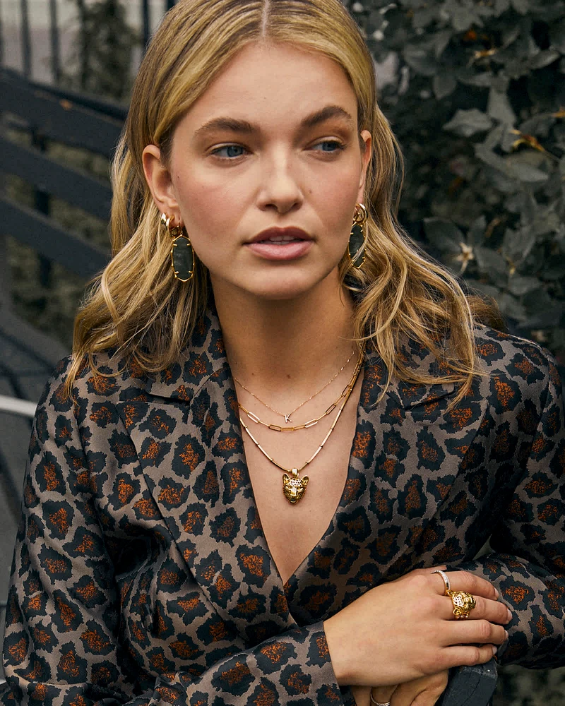 circle & dots charm necklace (small) – Laura Mar