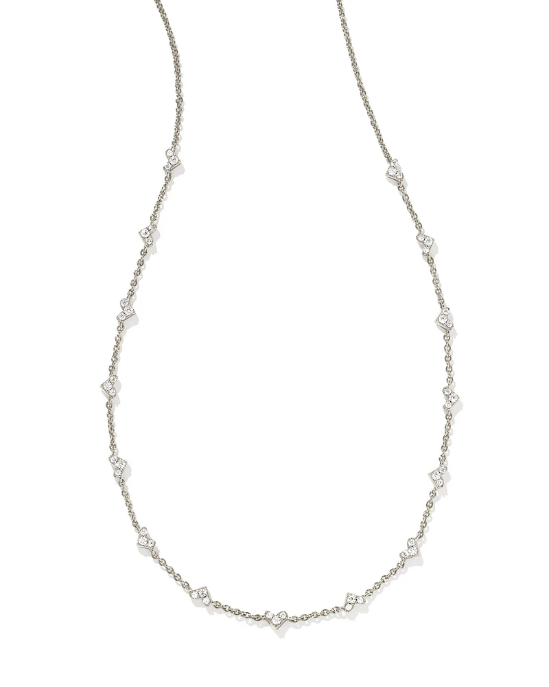 J.Crew: Crystal Ribbon Necklace For Women