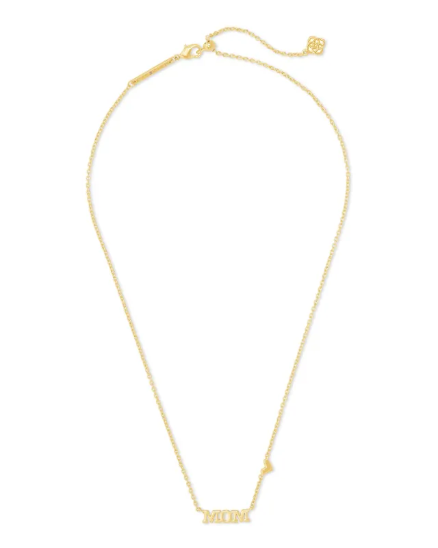Kendra Scott Mama Pendant Necklace in 18k Gold Vermeil The