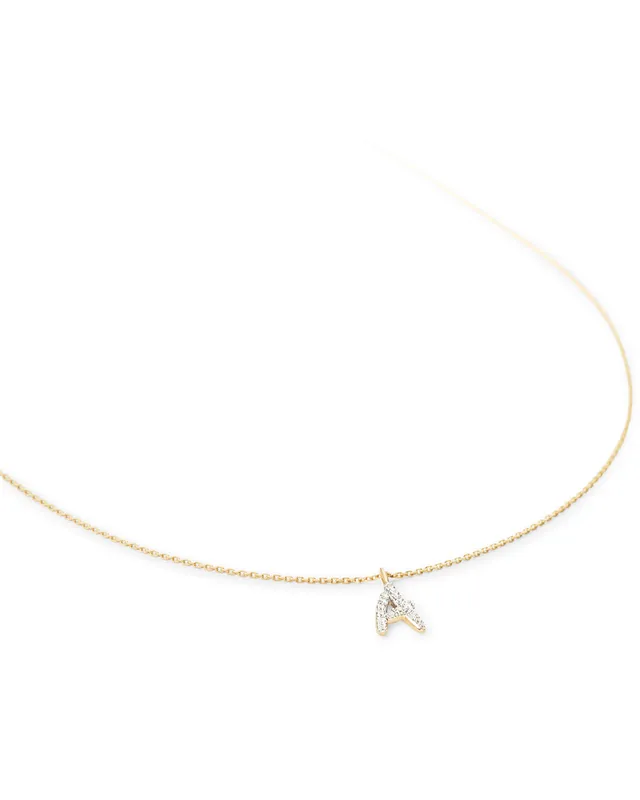 Kendra scott sales diamond initial necklace