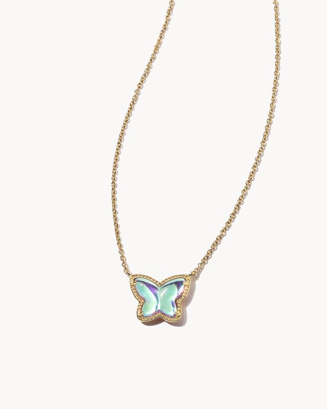 Kendra Scott Harlow Statement Necklace in Bronze Veined Turquoise